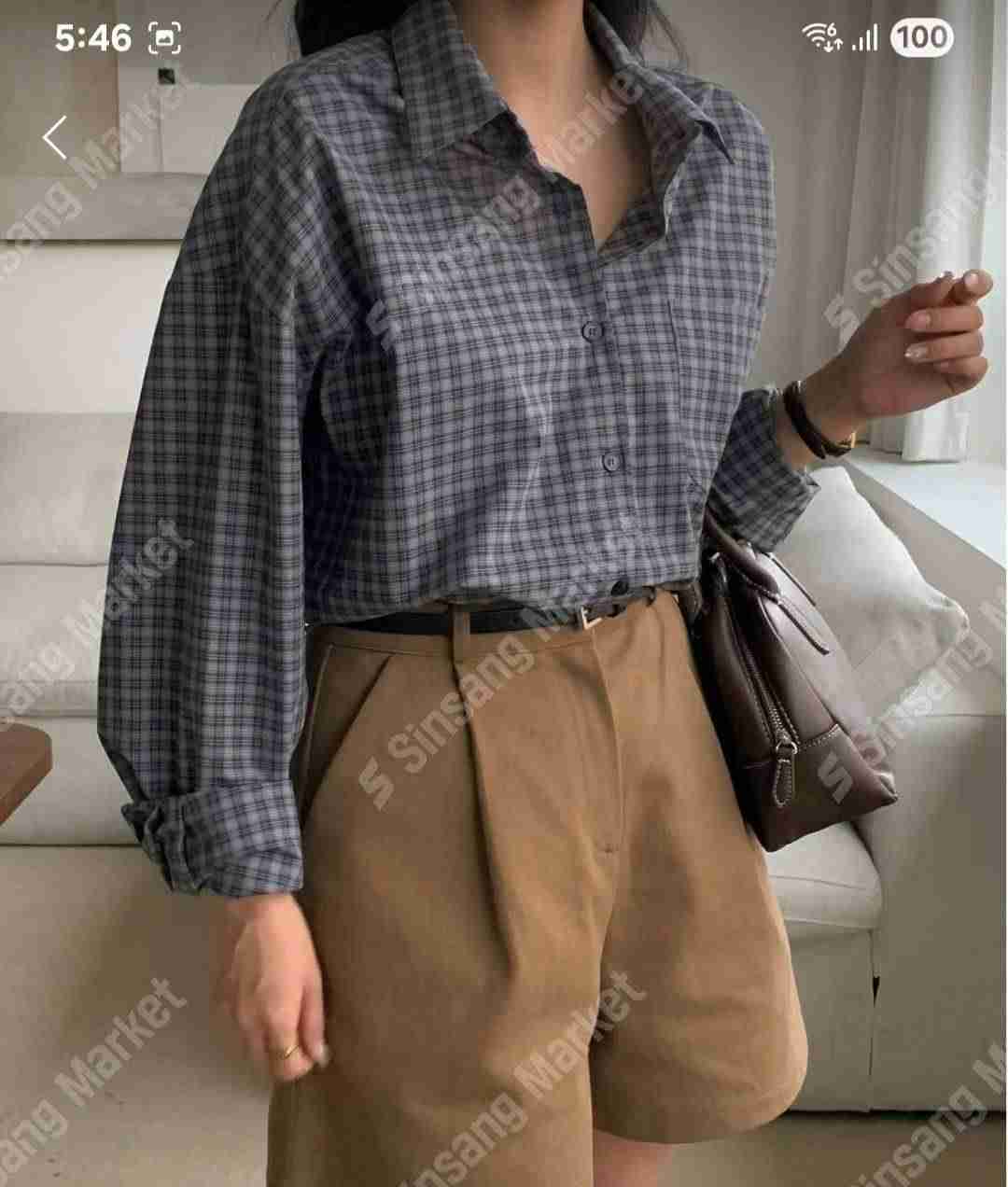 I_HOUR韓國直郵㊣女士新品人氣職業真品熱賣25秋冬襯衫蕾絲衫i hour襯衫/蕾絲衫