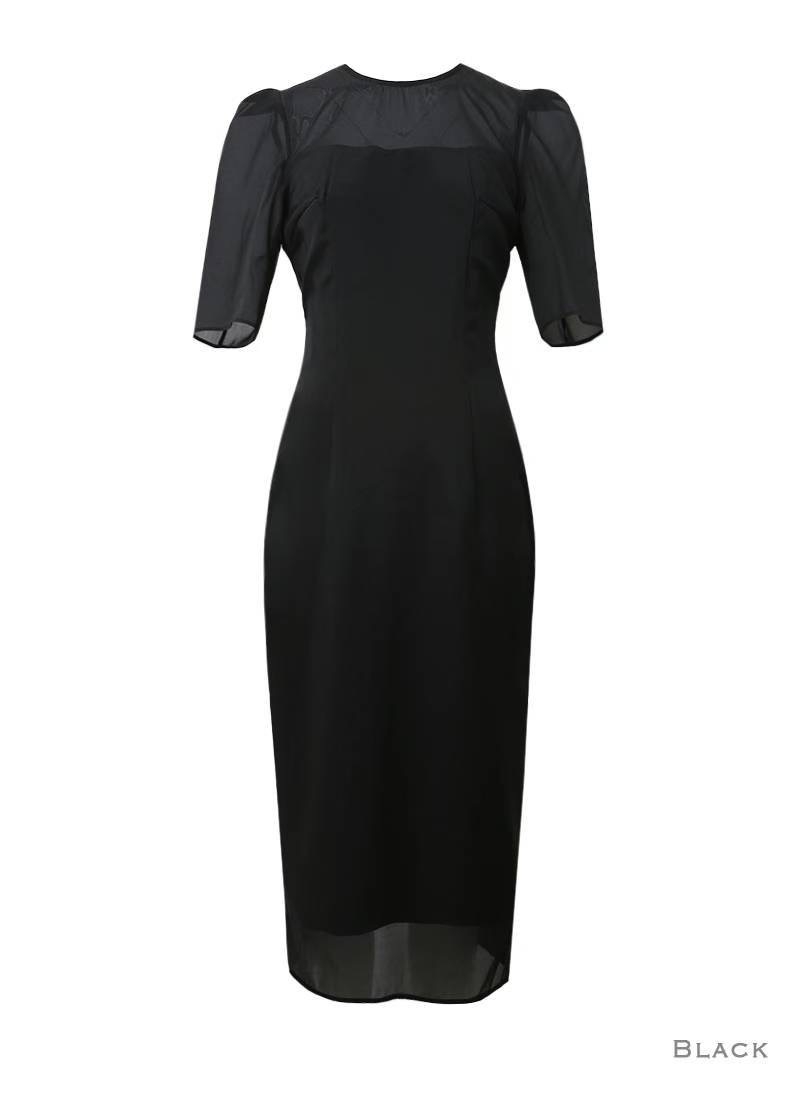 NYMPH東大門㊣代購女裝新品25秋冬熱賣推薦人氣連衣裙歐根紗NYMPH連衣裙