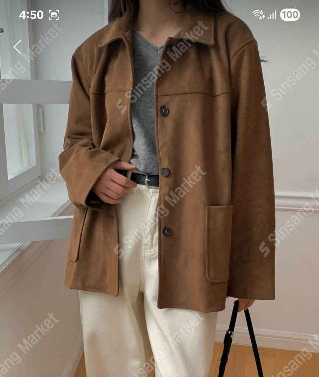 I_HOUR韓國代購㊣女士新品熱賣時尚25秋冬人氣休閑職業夾克i hour夾克