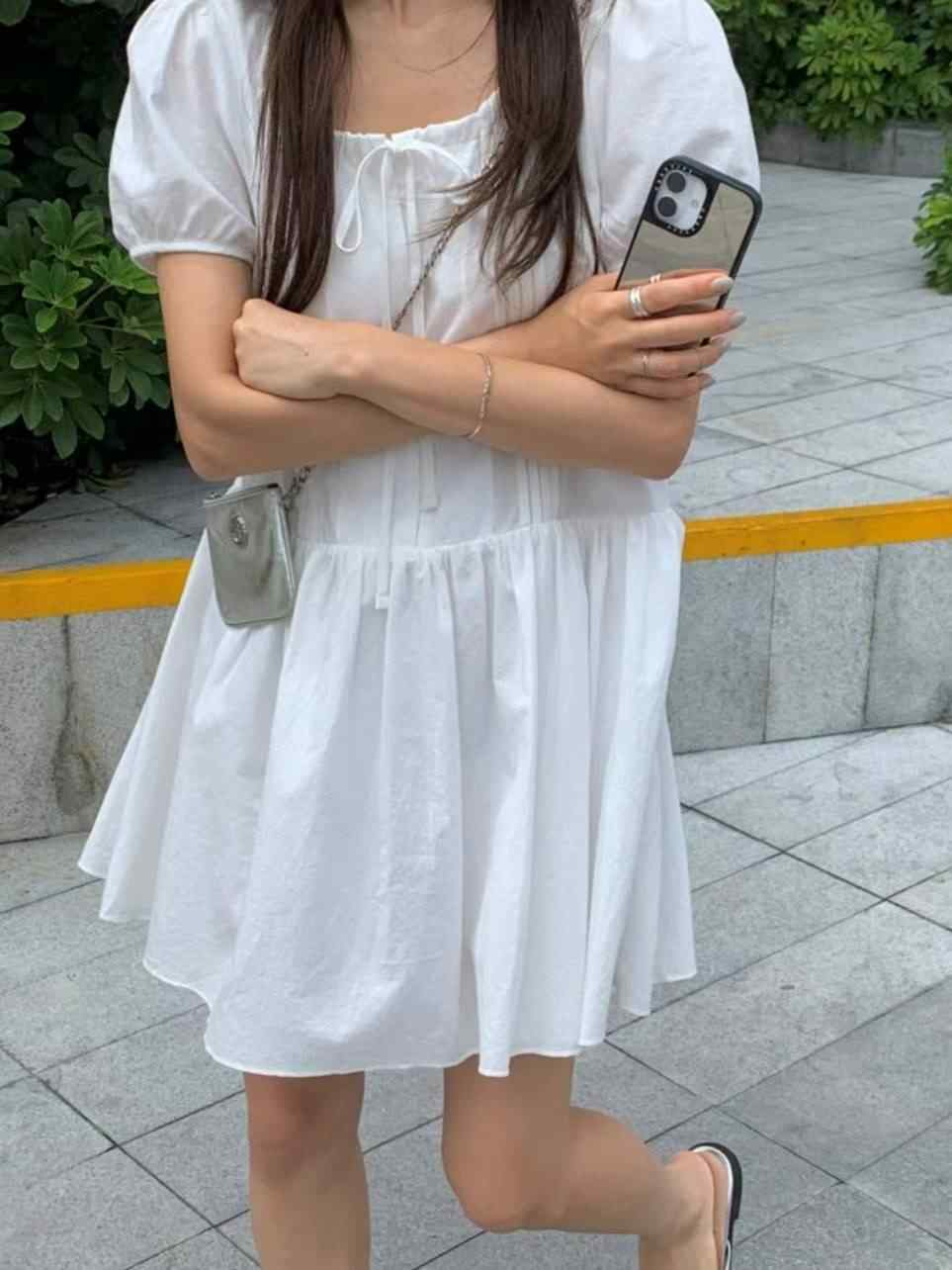 I_HOUR韓國代購㊣女裝新款休閑25秋冬人氣真品熱賣職業連衣裙i hour連衣裙