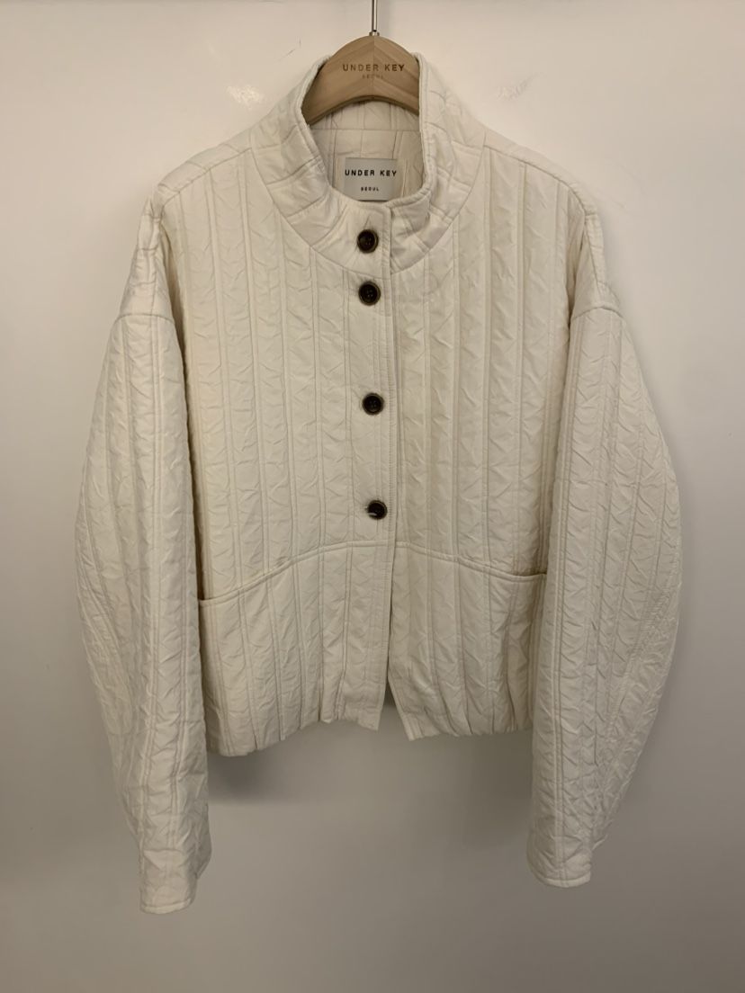 UNDER KEY東大門㊣直郵女士新品25秋冬熱賣職業夾克絎縫棉UNDER KEY夾克