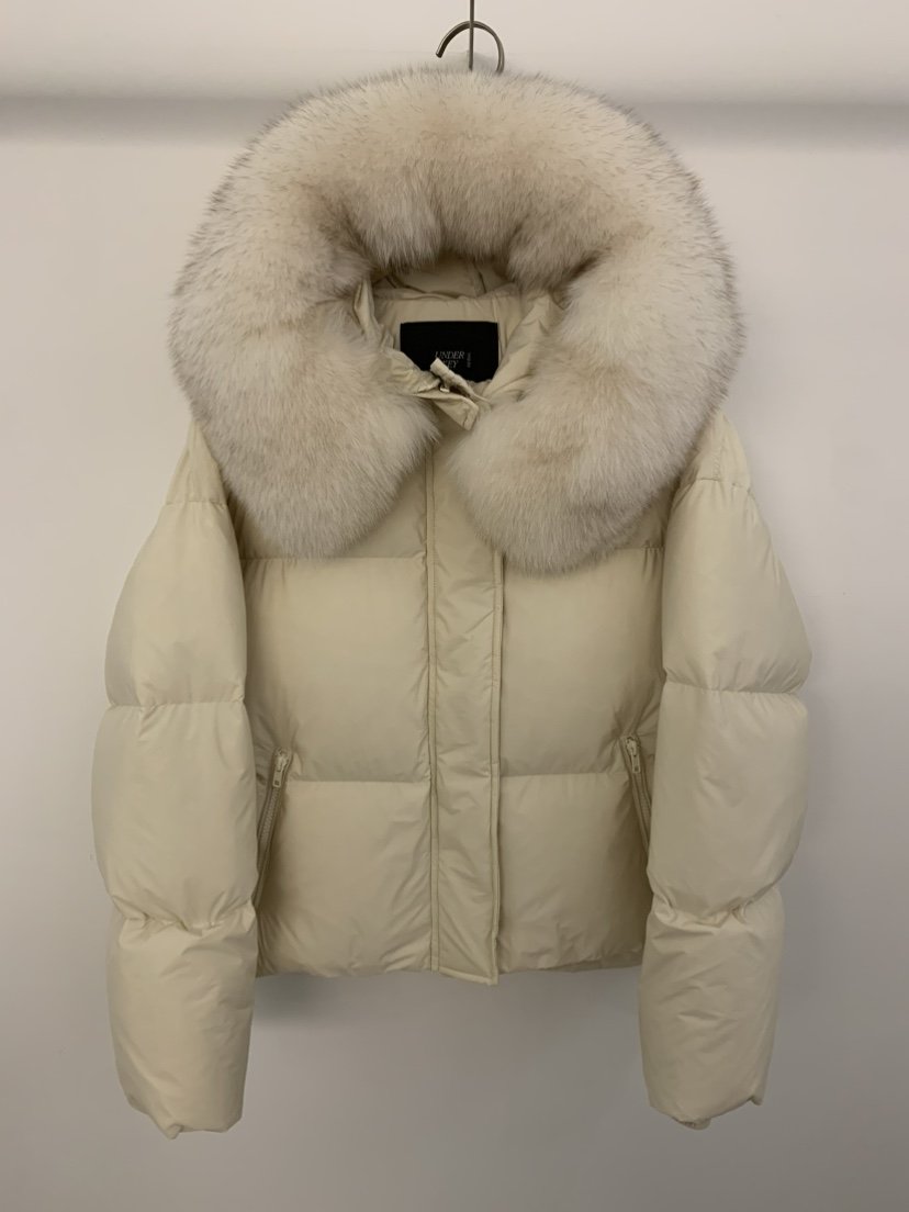 UNDER KEY韓國直郵㊣女士新品職業時尚25秋冬休閑短款羽絨服UNDER KEY短款羽絨服