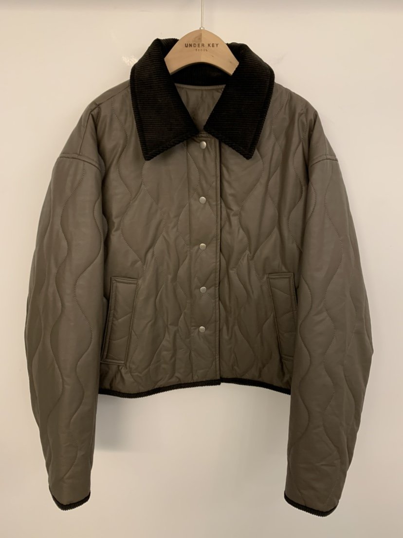 UNDER KEY韓國代購㊣女裝新品休閑時尚熱賣職業真品夾克棉UNDER KEY夾克