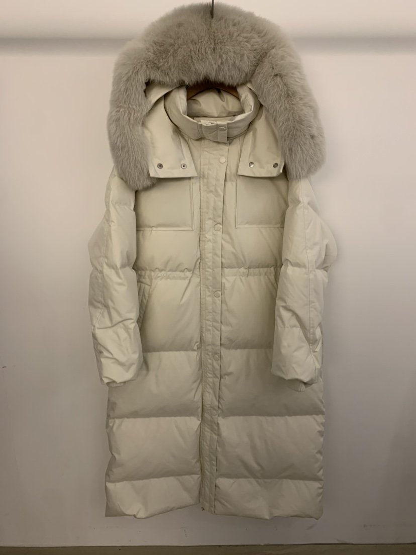 UNDER KEY韓國代購㊣女裝新品休閑時尚職業長款羽絨服填充絨UNDER KEY長款羽絨服