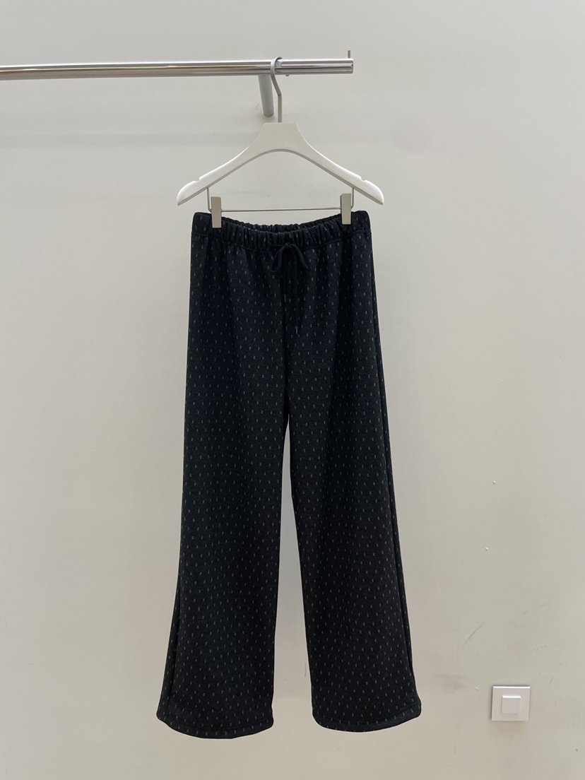 PEBBLE東大門㊣直郵女裝新品時尚職業人氣25秋冬休閑褲貂皮PEBBLE/LAYER休閑褲