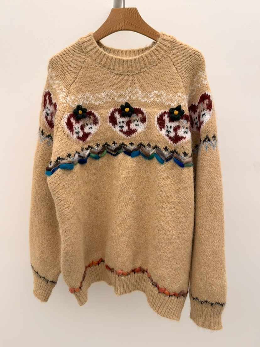 THORE韓國代購㊣女裝新品時尚休閑人氣推薦25秋冬熱賣針織衫THORE針織衫