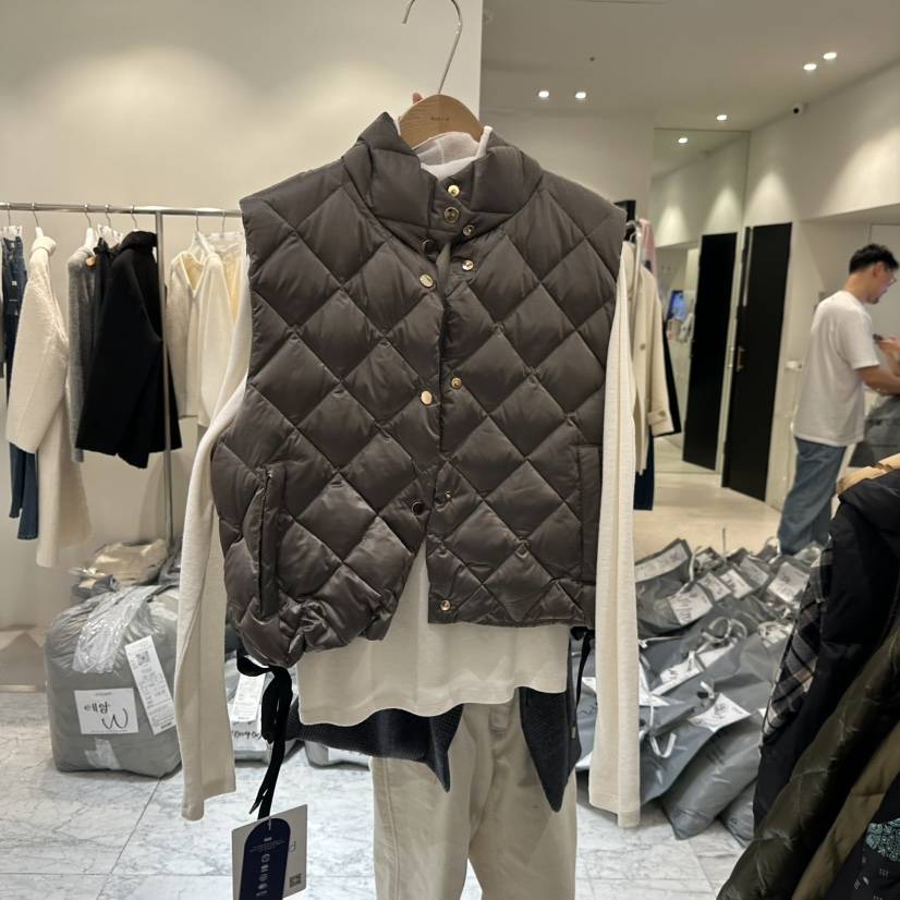 BLUEI-D東大門㊣直郵女士新品熱賣人氣休閑馬甲不含內搭鴨絨Blue i-d馬甲