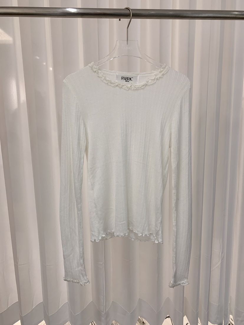 FABRIC東大門㊣直郵女士新品時尚休閑人氣職業真品針織衫蕾絲FABRIC針織衫