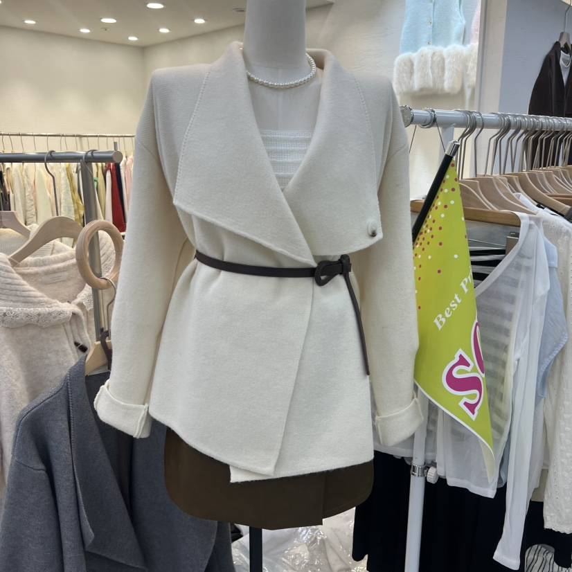 LIVE/LULULALLA東大門㊣代購女裝新款真品夾克含腰帶系腰帶LIVE/LULULALLA夾克