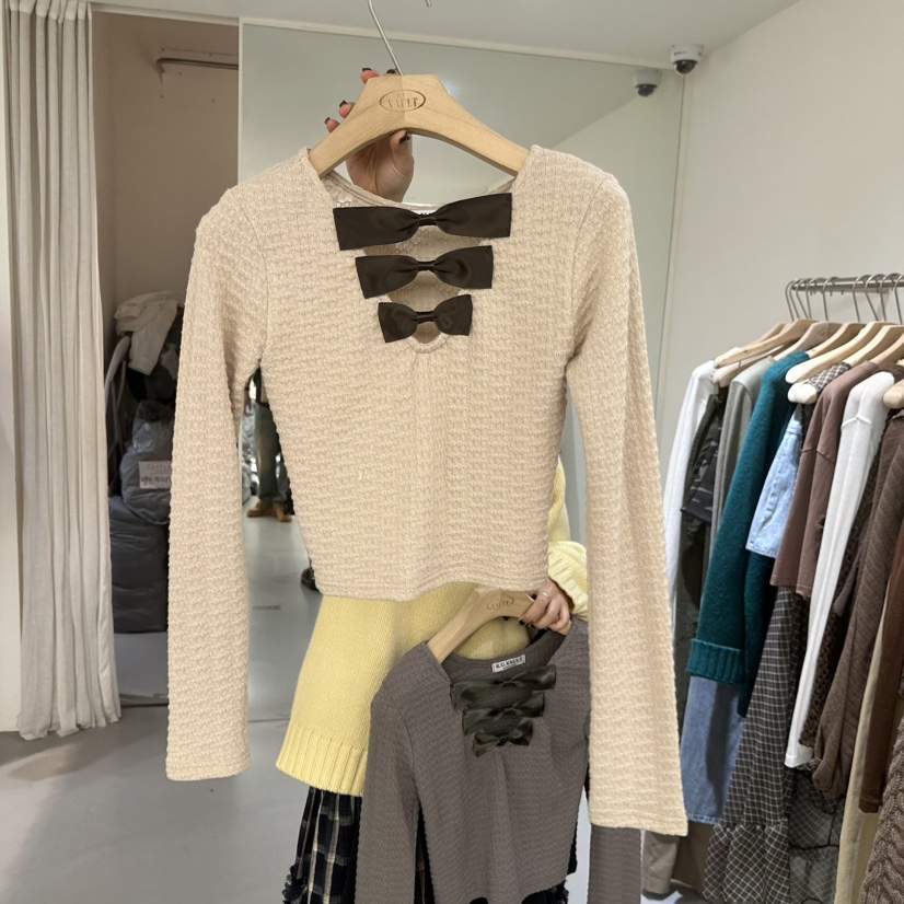 VAULT韓國代購㊣女裝新品真品職業人氣時尚熱賣休閑長袖T恤VAULT長袖T恤