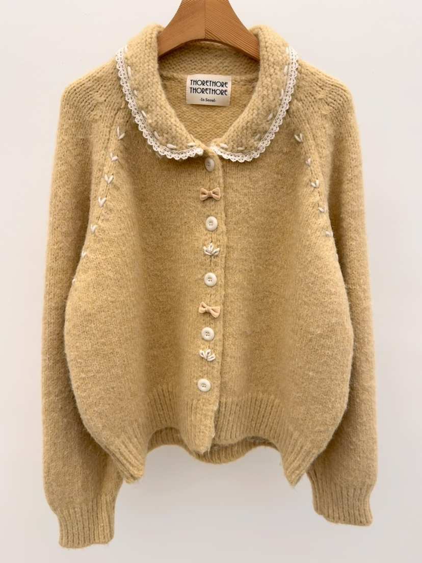 THORE韓國代購㊣女士新品25秋冬人氣熱賣推薦真品休閑針織衫THORE針織衫