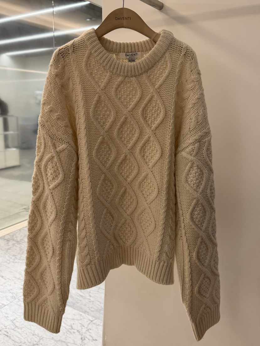 DE VENTI韓國代購㊣女士新品25秋冬人氣休閑熱賣時尚針織衫DE VENTI針織衫