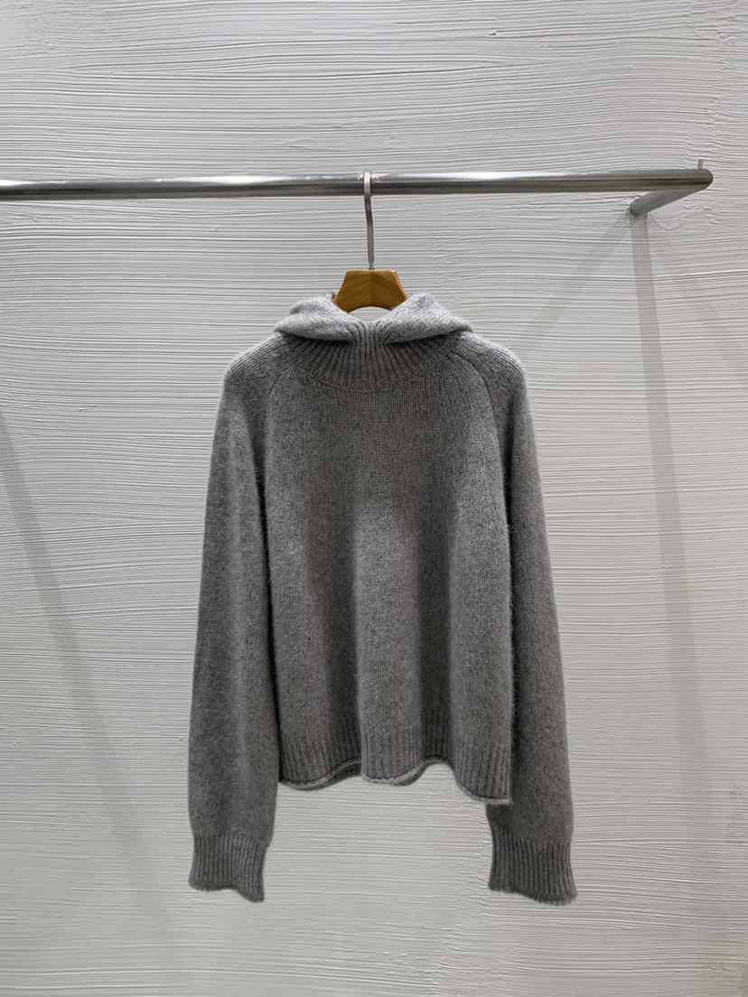 LUCY SALON韓國代購㊣女士新款真品人氣25秋冬針織衫連帽針織衫LUCY SALON針織衫