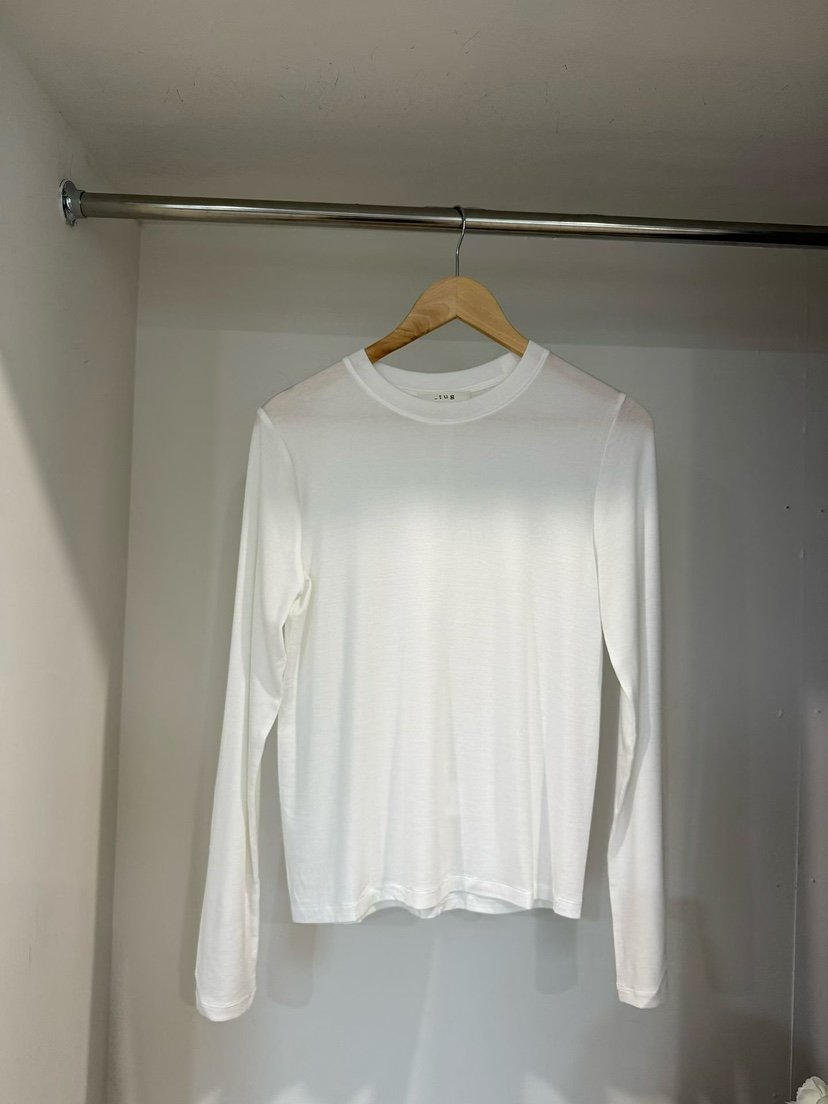 TUG東大門㊣實拍女士新品熱賣休閑25秋冬職業推薦人氣長袖T恤TUG長袖T恤