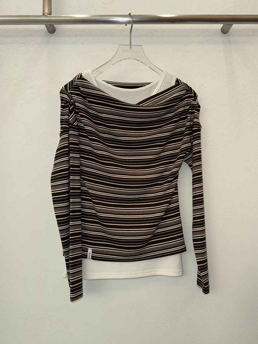 MOST OF ALL U韓國直郵㊣女士新品真品時尚休閑推薦長袖T恤MOST OF ALL U長袖T恤