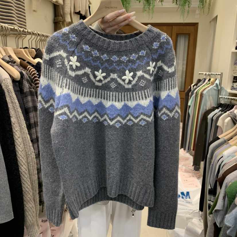 ONE MONE東大門㊣實拍女裝新款人氣推薦真品休閑時尚針織衫ONE MONE針織衫