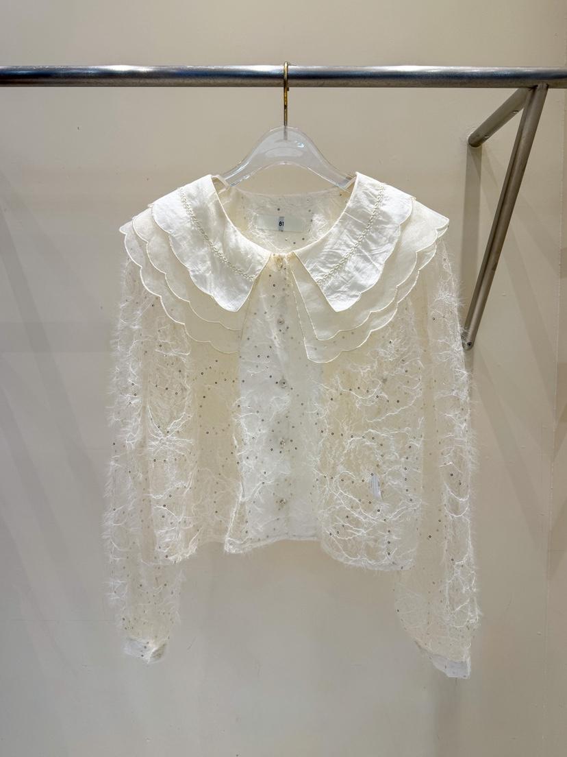 81 MARKET-L東大門㊣實拍女士新款休閑熱賣職業襯衫蕾絲衫81 MARKET-L襯衫/蕾絲衫