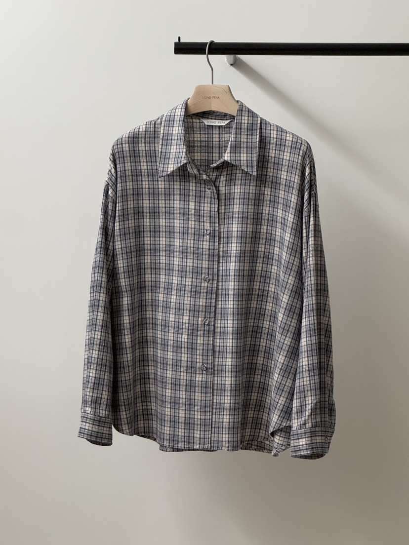 LONG PEAK東大門㊣實拍女裝新款25秋冬推薦休閑襯衫蕾絲衫LONG PEAK襯衫/蕾絲衫