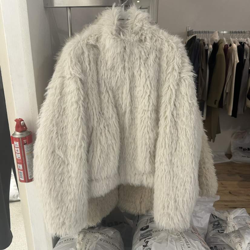 CREAM VILLA東大門㊣直郵女士新款職業夾克羊毛皮CREAMVILLA夾克