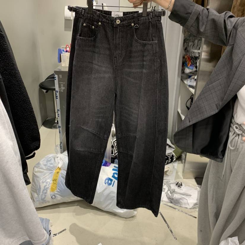 D2/A2韓國代購㊣女裝新款休閑真品推薦25秋冬人氣職業牛仔褲D2/A2牛仔褲