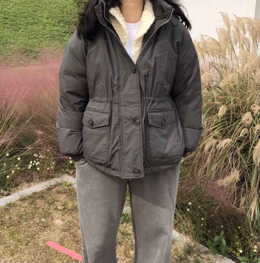 GLAD SOME韓國代購㊣女裝新品熱賣人氣推薦真品休閑短款棉服GLAD SOME短款棉服