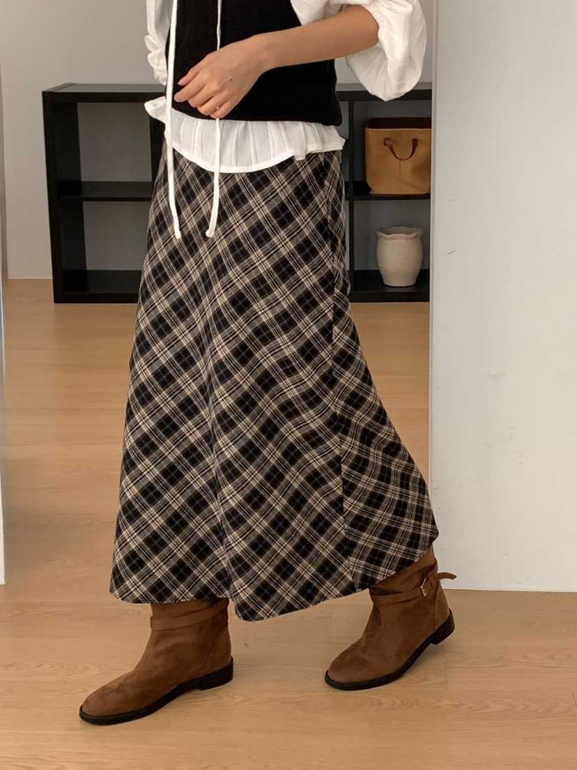 FRILL-T東大門㊣實拍女士新品真品25秋冬熱賣人氣時尚長裙FRILL-T長裙