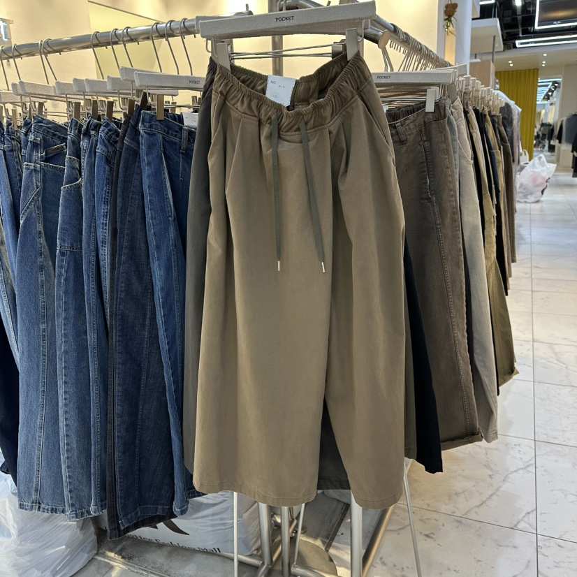 POCKET-Q東大門㊣代購女裝新品推薦真品熱賣25秋冬休閑休閑褲POCKET-Q休閑褲