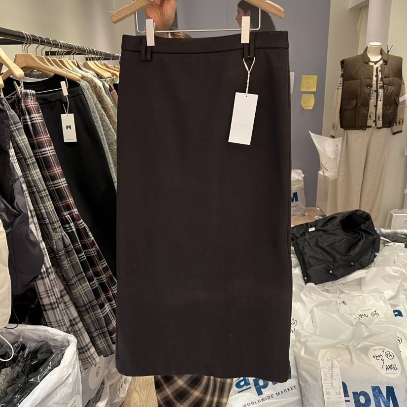 ORMORE韓國直郵㊣女裝新款熱賣時尚職業25秋冬真品人氣長裙ORMORE長裙