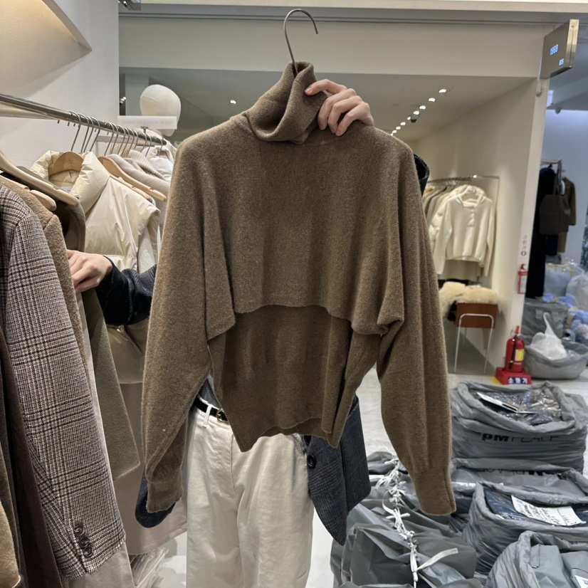 BLUEI-D東大門㊣實拍女裝新品真品時尚休閑人氣25秋冬針織衫Blue i-d針織衫