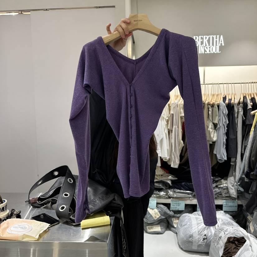 BERTHA韓國代購㊣女裝新款人氣真品職業時尚熱賣針織衫開衫BERTHA針織衫