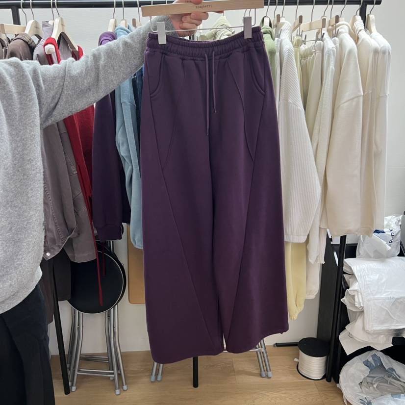 SPAGHETTI東大門㊣實拍女裝新款休閑推薦25秋冬人氣休閑褲加絨spaghetti休閑褲