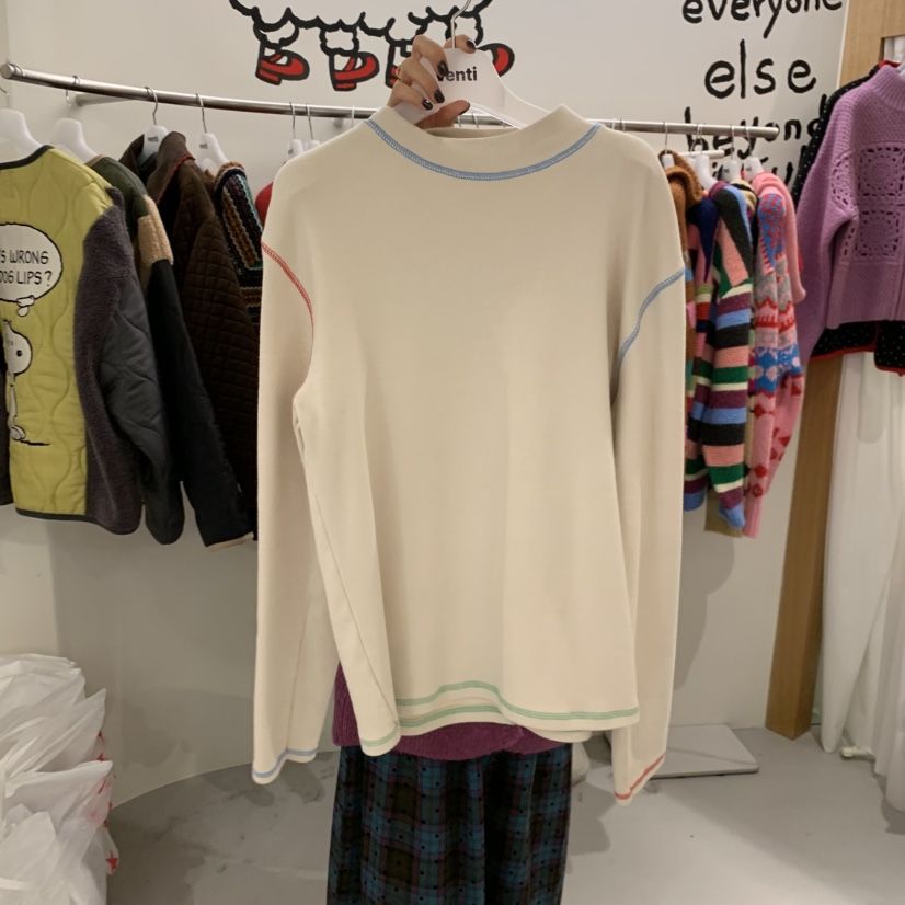 VENTI韓國直郵㊣女士新款人氣時尚推薦休閑25秋冬真品長袖T恤VENTI長袖T恤