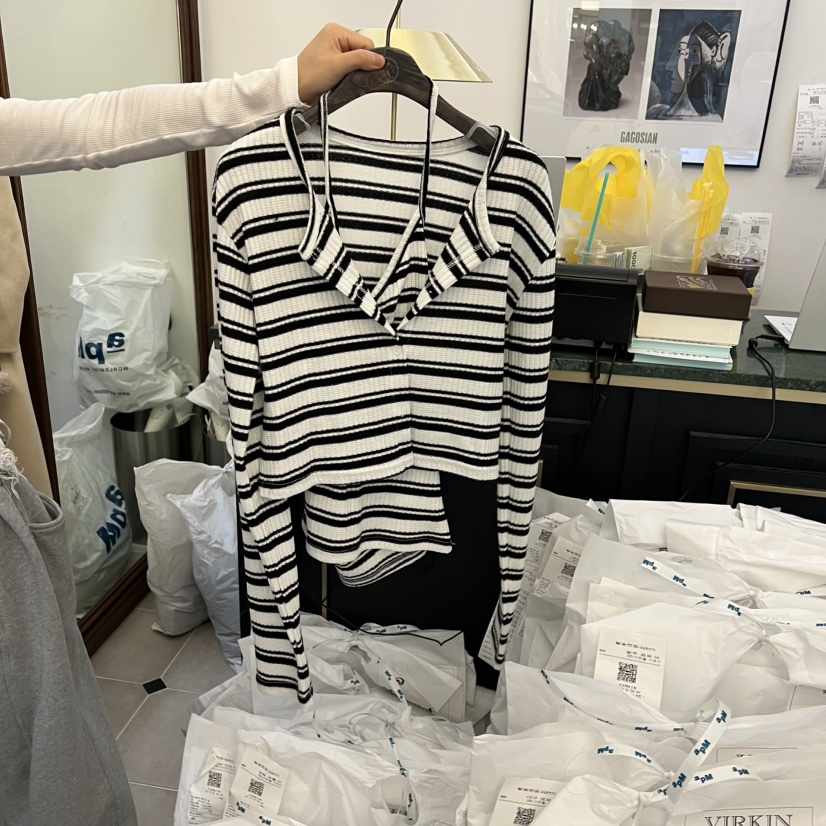 VIRKIN東大門㊣代購女裝新款人氣休閑真品職業25秋冬時尚套裝VIRKIN套裝