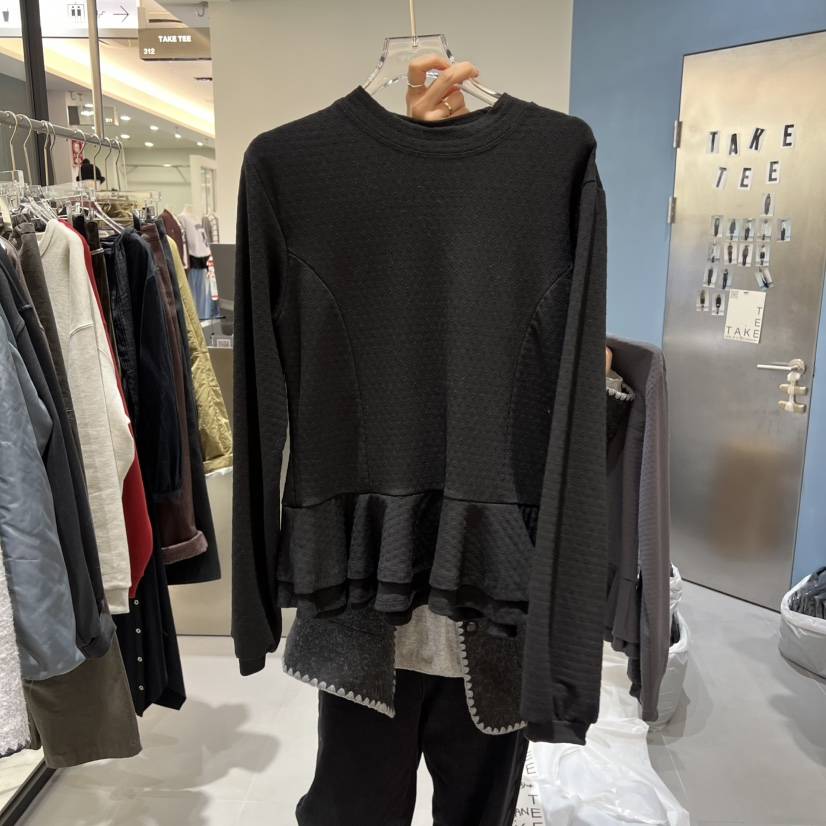 TAKE TEE韓國直郵㊣女裝新款時尚休閑推薦25秋冬真品長袖T恤TAKE TEE長袖T恤
