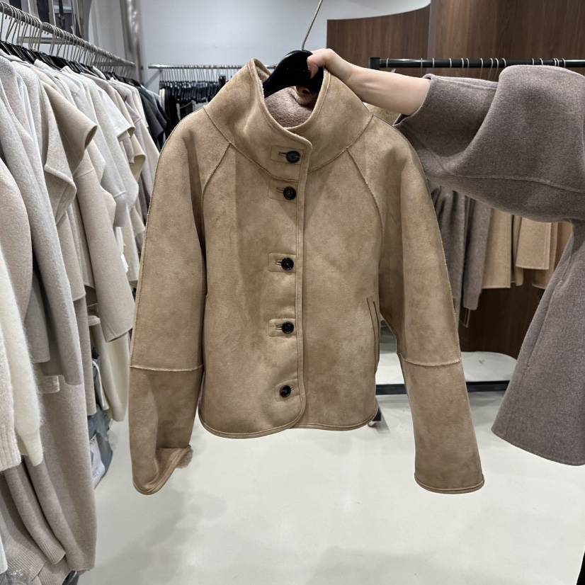 LE EDITION韓國直郵㊣女士新品職業時尚推薦真品25秋冬短款大衣LE BOENE短款大衣