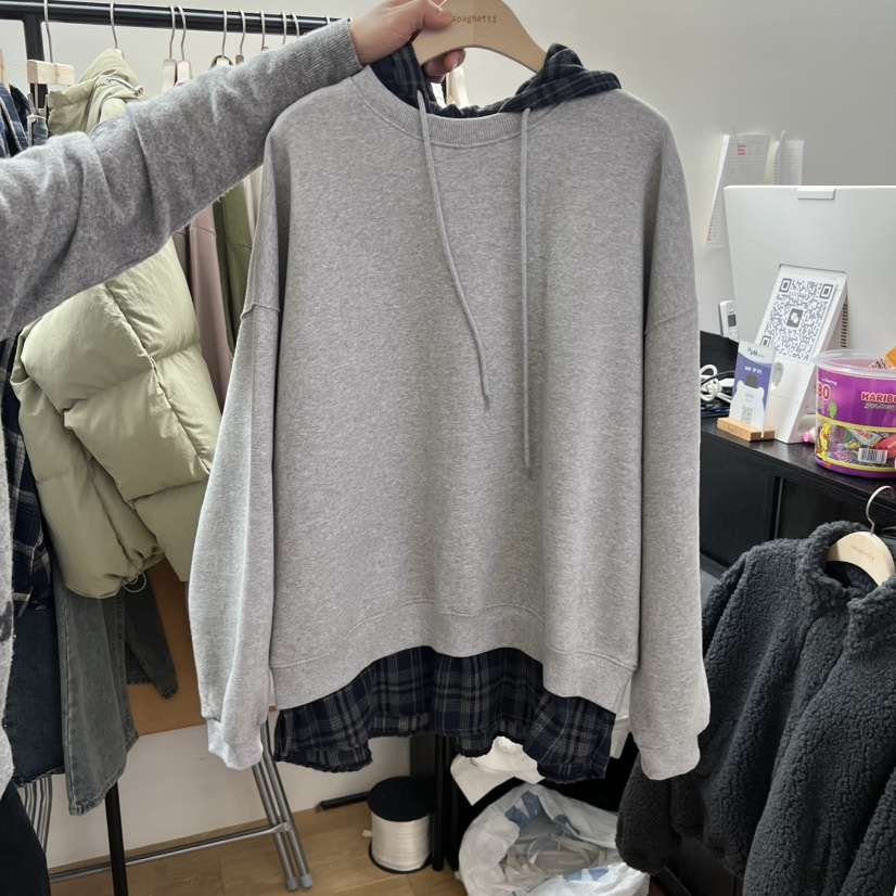 SPAGHETTI東大門㊣直郵女裝新款25秋冬推薦休閑真品衛衣拉絨spaghetti衛衣