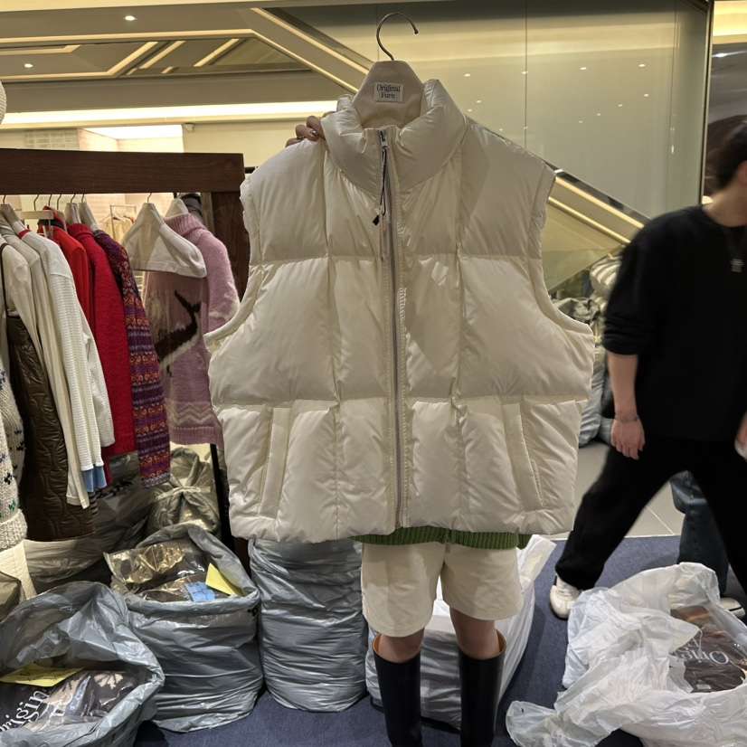 FURE韓國代購㊣女士新款25秋冬職業時尚推薦真品熱賣馬甲棉FURE馬甲