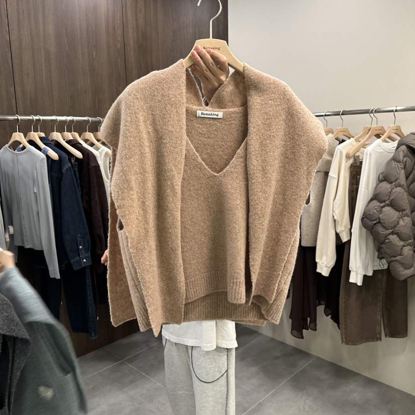 URBANSTORY/REMAKING韓國直郵㊣女士新品人氣休閑針織衫套裝Remaking/URBANSTORY針織衫