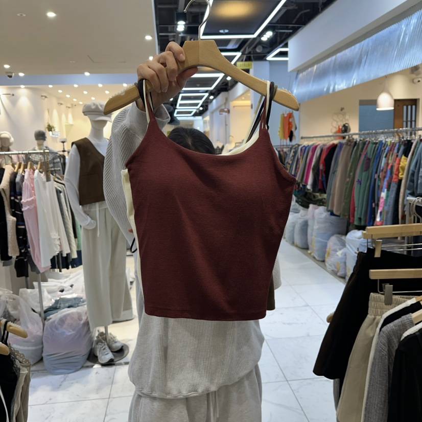 HIPTIQUE東大門㊣實拍女裝新款人氣時尚25秋冬休閑吊帶背心HIPTIQUE吊帶/背心