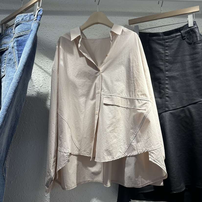 X東大門㊣直郵女士新品真品推薦人氣熱賣25秋冬職業襯衫蕾絲衫JuA襯衫/蕾絲衫