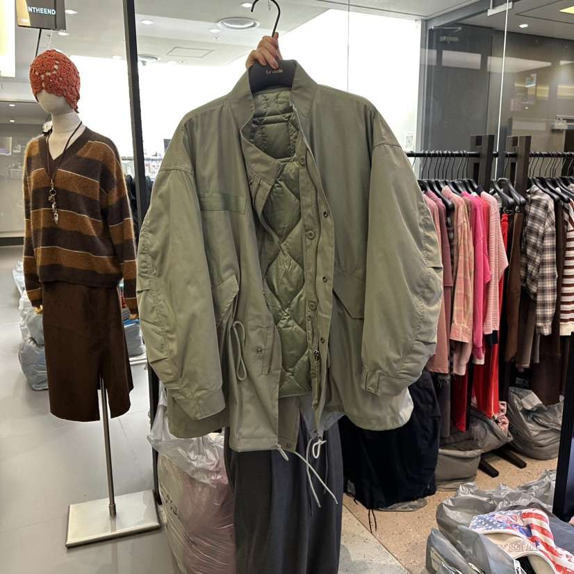 LE ETOILE韓國代購㊣女裝新品熱賣職業休閑夾克可拆卸鴨絨LE ETOILE夾克