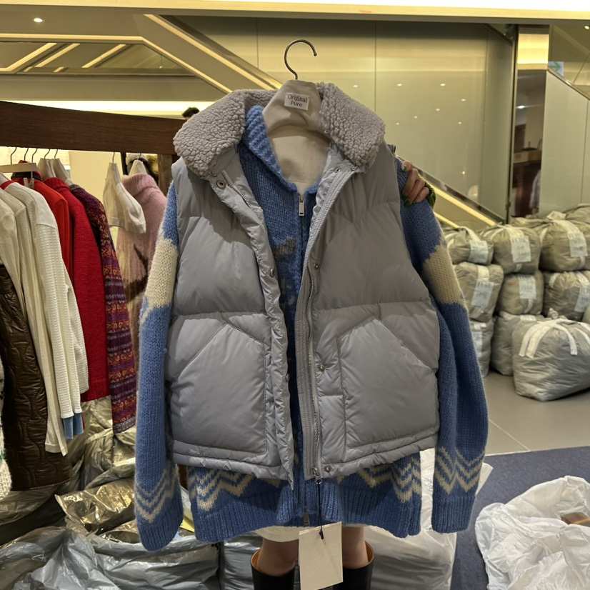 FURE韓國直郵㊣女士新品熱賣休閑職業真品25秋冬人氣馬甲羊毛FURE馬甲