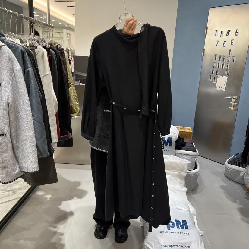 TAKE TEE東大門㊣實拍女裝新品休閑25秋冬人氣推薦職業連衣裙TAKE TEE連衣裙