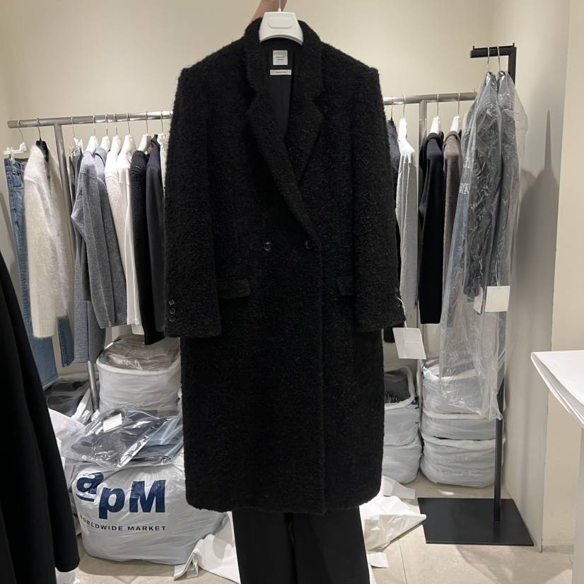 MASCULINE東大門㊣代購女裝新品真品職業休閑推薦中長款大衣MASCULINE中長款大衣