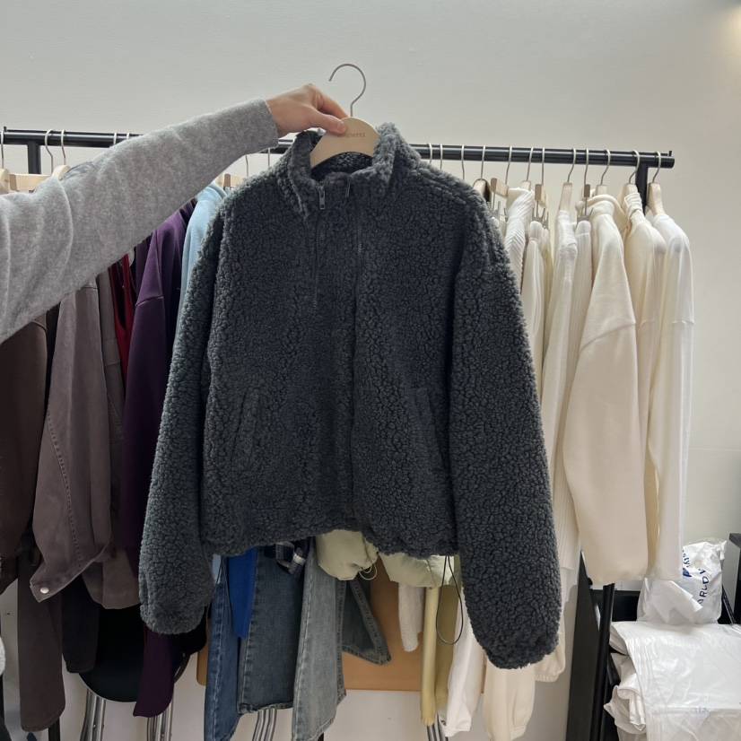 SPAGHETTI東大門㊣實拍女裝新品時尚真品熱賣25秋冬夾克拉鏈spaghetti夾克