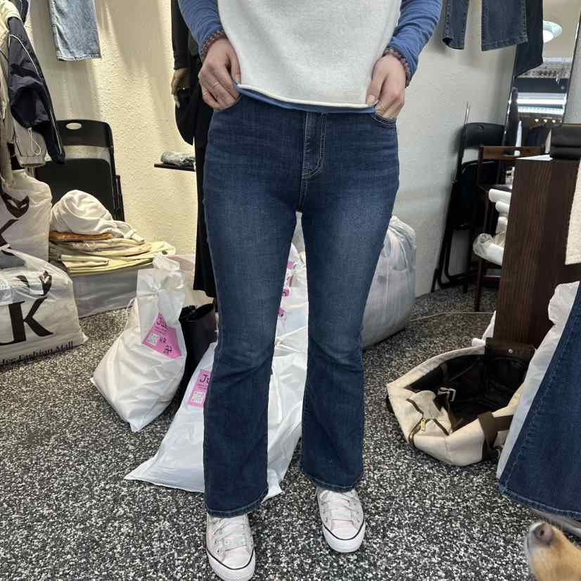 X東大門㊣代購女裝新品25秋冬熱賣休閑推薦職業真品人氣牛仔褲JuA牛仔褲