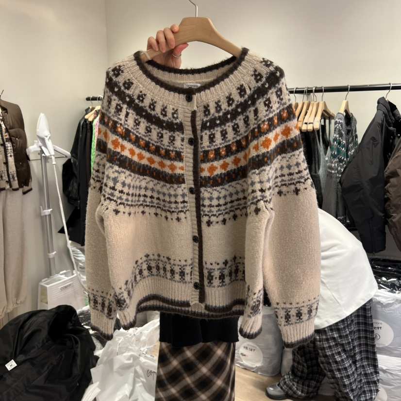 ORMORE韓國直郵㊣女士新款熱賣時尚真品休閑人氣25秋冬針織衫ORMORE針織衫