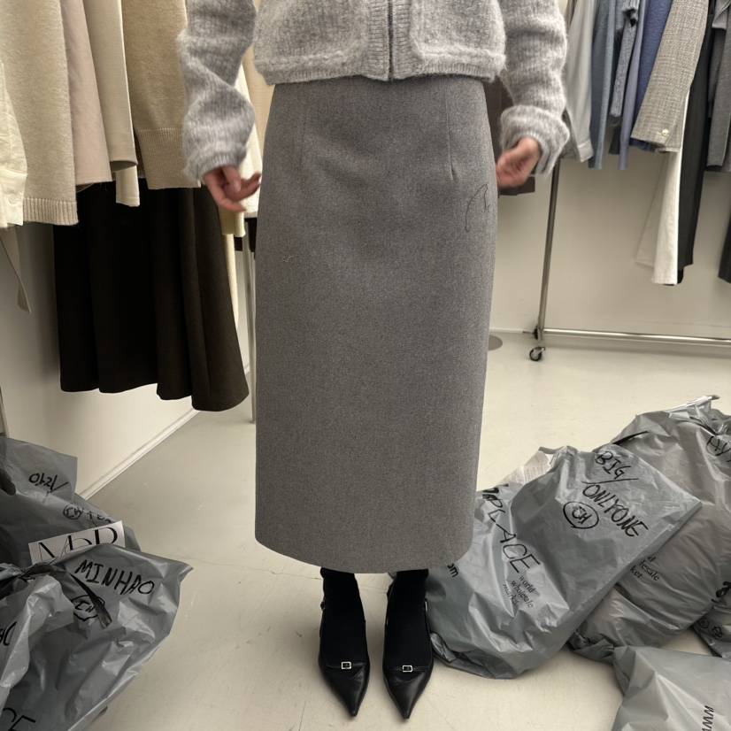 MER東大門㊣直郵女裝新品熱賣職業人氣真品時尚推薦25秋冬長裙MER/ANGELO BIANCO長裙