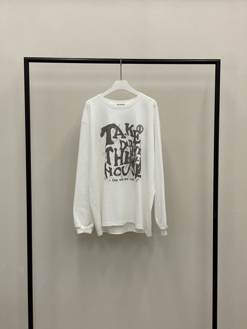 MUCH MORE韓國代購㊣女裝新品時尚休閑熱賣25秋冬職業長袖T恤MUCH MORE長袖T恤