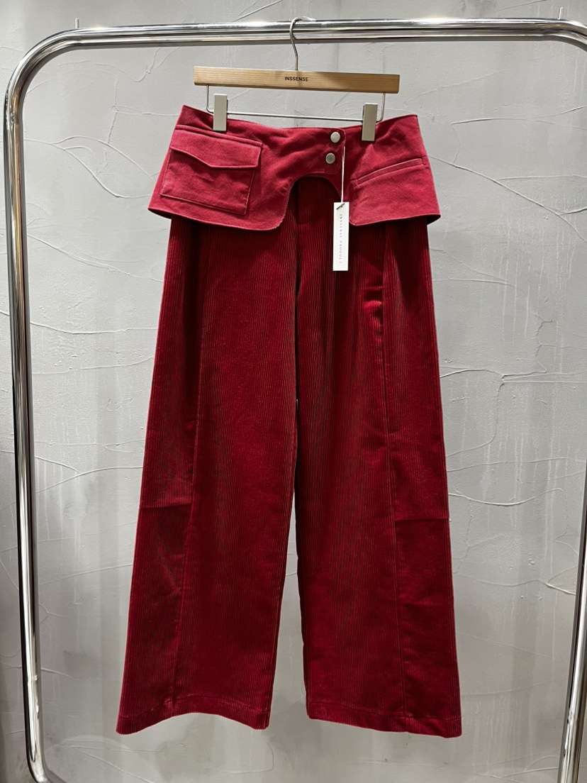 INSSENSE-A東大門㊣直郵女士新款人氣職業休閑褲含腰帶套裝INSSENSE-A休閑褲